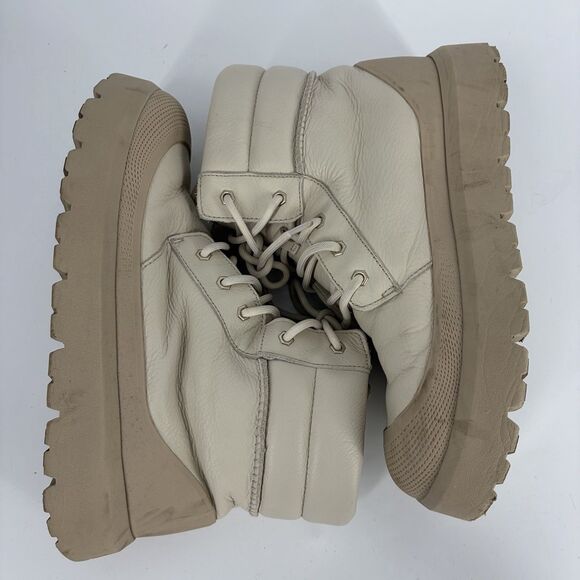 UGG Boots Size 10 Mens Ivory Neumel High Weather Hybrid Leather Waterproof Snow main image 11
